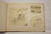 Album of Sketches and Drawings, Unidentified artist, Album; ink and color on paper, Japan