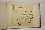 Album of Sketches and Drawings, Unidentified artist, Album; ink and color on paper, Japan