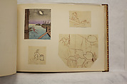Album of Sketches and Drawings, Unidentified artist, Album; ink and color on paper, Japan