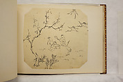 Album of Sketches and Drawings, Unidentified artist, Album; ink and color on paper, Japan