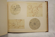 Album of Sketches and Drawings, Unidentified artist, Album; ink and color on paper, Japan