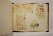 Album of Sketches and Drawings, Unidentified artist, Album; ink and color on paper, Japan