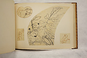 Album of Sketches and Drawings, Unidentified artist, Album; ink and color on paper, Japan