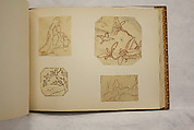 Album of Sketches and Drawings, Unidentified artist, Album; ink and color on paper, Japan