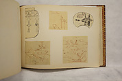 Album of Sketches and Drawings, Unidentified artist, Album; ink and color on paper, Japan