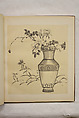 Album of Sketches and Drawings, Unidentified artist, Album; ink and color on paper, Japan