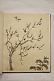 Album of Sketches and Drawings, Unidentified artist, Album; ink and color on paper, Japan