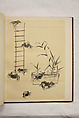 Album of Sketches and Drawings, Unidentified artist, Album; ink and color on paper, Japan