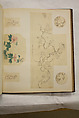 Album of Sketches and Drawings, Unidentified artist, Album; ink and color on paper, Japan