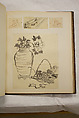 Album of Sketches and Drawings, Unidentified artist, Album; ink and color on paper, Japan