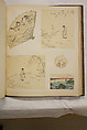 Album of Sketches and Drawings, Unidentified artist, Album; ink and color on paper, Japan