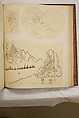 Album of Sketches and Drawings, Unidentified artist, Album; ink and color on paper, Japan