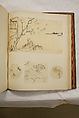 Album of Sketches and Drawings, Unidentified artist, Album; ink and color on paper, Japan