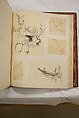 Album of Sketches and Drawings, Unidentified artist, Album; ink and color on paper, Japan
