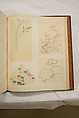 Album of Sketches and Drawings, Unidentified artist, Album; ink and color on paper, Japan