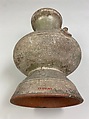 Jar in the shape of bronze container (hu), Earthenware with lead green glaze, China