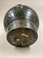 Wine container (hu), Earthenware with lead green glaze, China