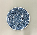 Plate with scalloped rim, Porcelain painted in underglaze cobalt blue (Jingdezhen ware), China