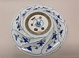 Plate with scalloped rim, Porcelain painted in underglaze cobalt blue (Jingdezhen ware), China