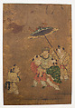 Chinese Children at Play, Isei (Japanese, mid-16th century), Framed painting; ink and color on paper, Japan
