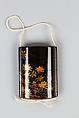 Case (Inrō) with Design of Pheasant on Rocks beside Flowering Azalea, Lacquer, roiro, nashiji, gold and coloured togidashi; Interior: nashiji and fundame, Japan