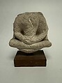 Fragment of a Relief of the Buddha, Stucco, Central Asia