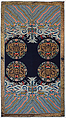 Panel with dragon medallions, Silk and metal thread tapestry (kesi), China