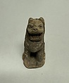 Figure of Seated Lion, Unglazed pottery, China
