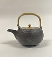 Teapot (or Winepot), Iron and brass, Japan