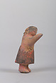 Figure of a woman, Baked clay, China