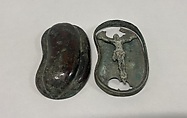 Covered Box Containing Figure of Christ, Bronze, China