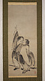 Hanshan and Shide, Style of Kenkō Shōkei 賢江祥啓 (Japanese, active ca. 1478–ca. 1523), Hanging scroll; ink on paper, Japan