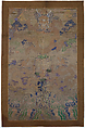 Panel with dragons, Silk satin with supplementary weft pattern, China