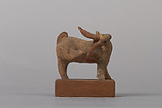 Goat (one of a pair), Earthenware, China