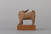 Goat (one of a pair), Earthenware, China