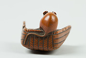 Netsuke of Mouse in a Basket of Mushrooms, Japan