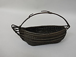 Boat-Shaped Basket, Bamboo (madake), Japan