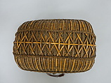 Covered Basket, Rattan, Japan