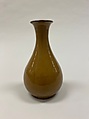Vase, Stoneware with brown glaze (Shiwan ware), China
