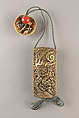 Case (Inrō) with Design of Three-Clawed Dragon in Rain and Swirling Clouds, Lacquer, ivory, carved relief, stained; Interior: plain, Japan