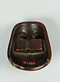 Netsuke of Kyōgen Mask: Buaku, Wood, Japan