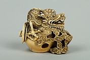 Jewel-Holding Dragon, Ivory, Japan
