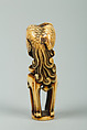 Netsuke of Phoenix on a Pedestal, Ivory, Japan