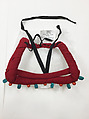 Ensemble, (a–c, e, f) silk, cotton, wool
(d) cotton, wool, clay, Tibet