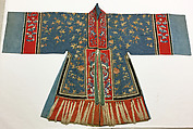 Robe, silk, metal, cotton, China