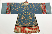 Robe, silk, metal, cotton, China