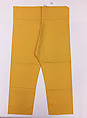Trousers, cotton, China