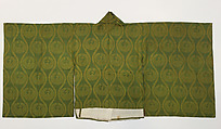 Theatrical costume, (b) silk
(d, e) cotton
(g) paper, Japan