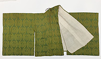 Theatrical costume, (b) silk
(d, e) cotton
(g) paper, Japan