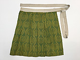 Theatrical costume, (b) silk
(d, e) cotton
(g) paper, Japan
